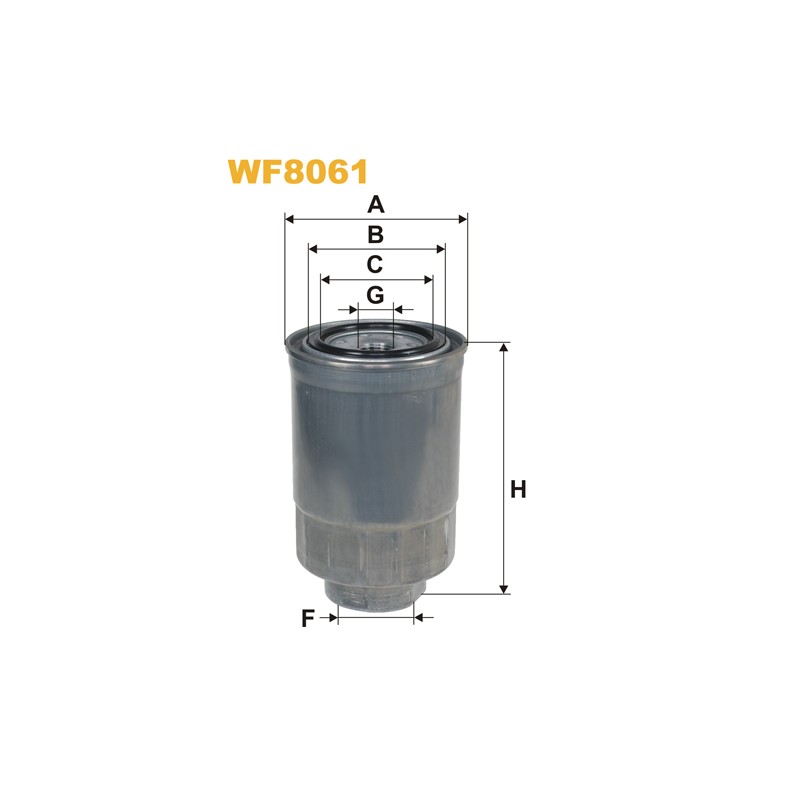 Filtre carburant WF8061