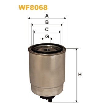 Filtre carburant WF8068