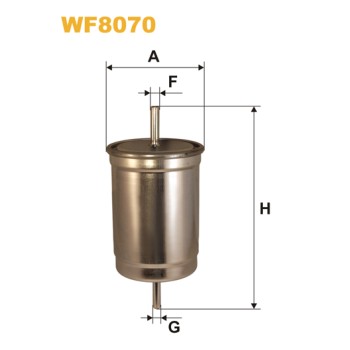 Filtre carburant WF8070