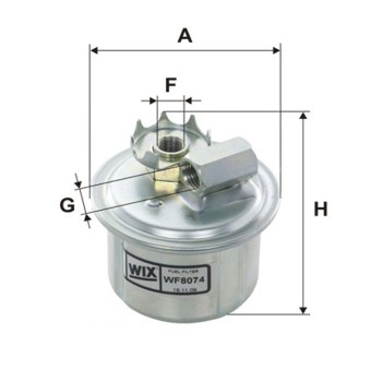  Filtre carburant WF8074