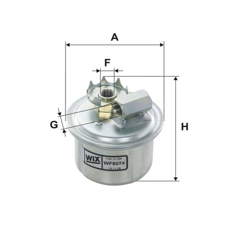 Filtre carburant WF8074