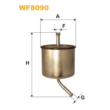 Filtre carburant WF8090