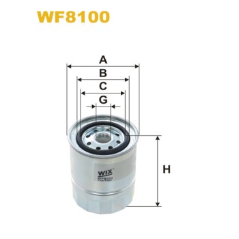 Filtre carburant WF8100