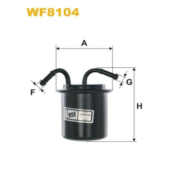 Filtre carburant WF8104