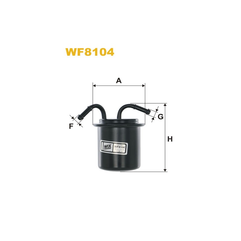 Filtre carburant WF8104