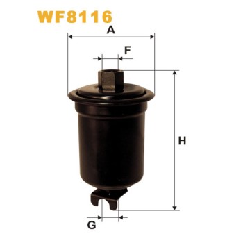 Filtre carburant WF8116
