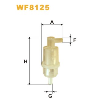 Filtre carburant WF8125