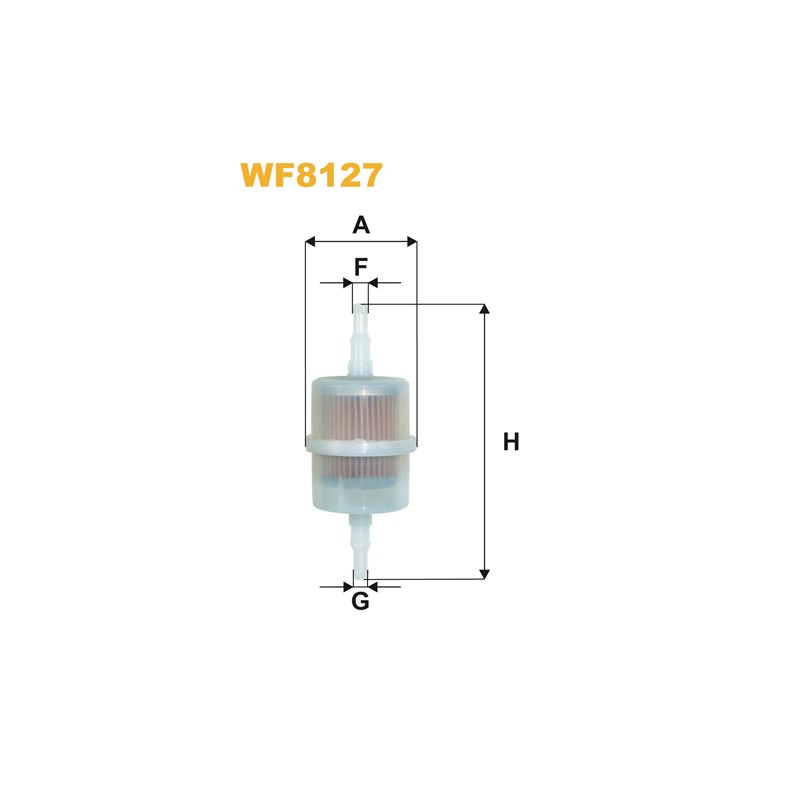 Filtre carburant WF8127