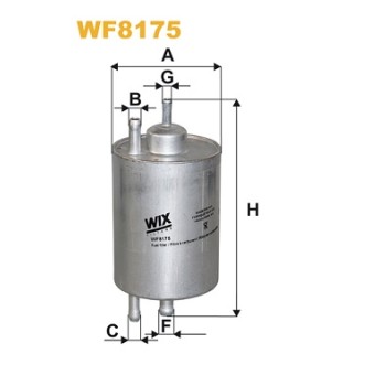 FILTRE CARBURANT WF8175