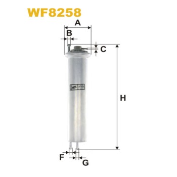 Filtre carburant WF8258