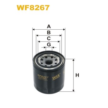 Filtre carburant WF8267