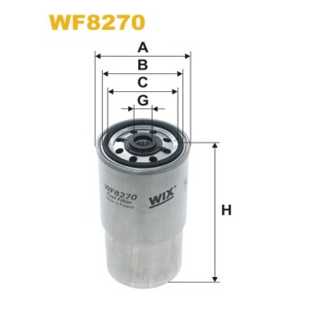 Filtre carburant WF8270