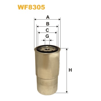 Filtre carburant WF8305