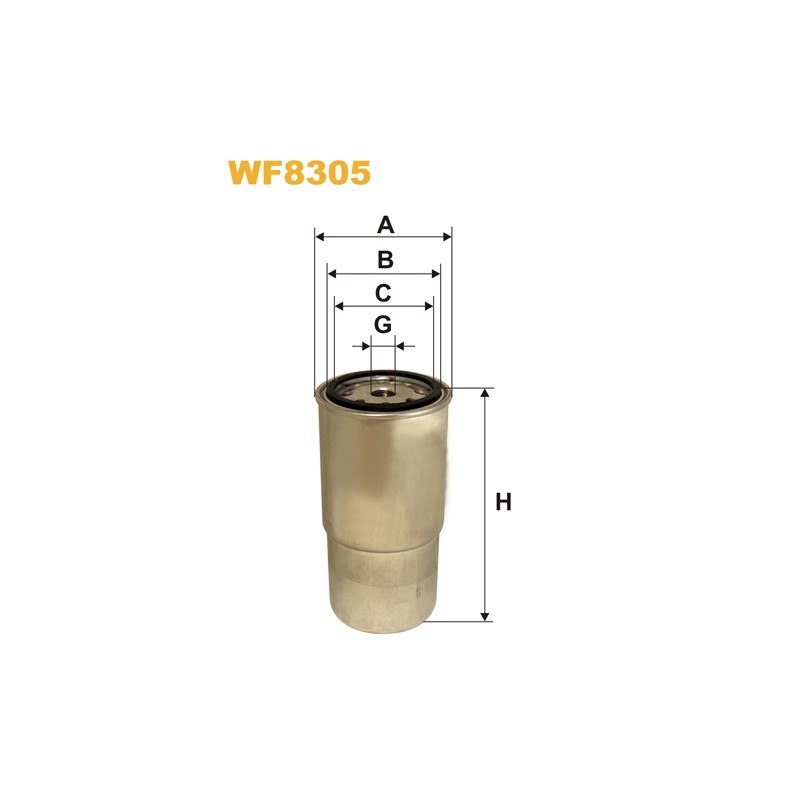 Filtre carburant WF8305
