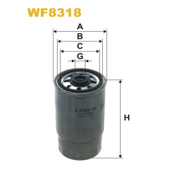 Filtre carburant WF8318