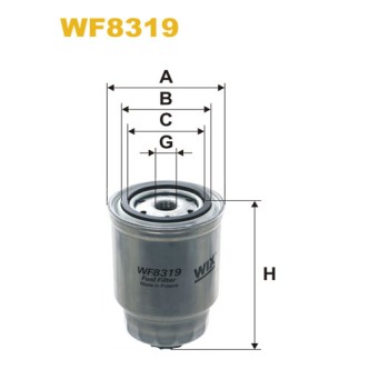 Filtre carburant WF8319