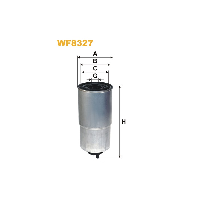 Filtre carburant WF8327