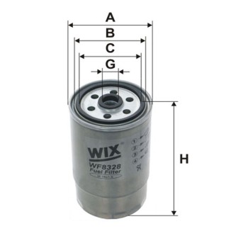  Filtre carburant WF8328