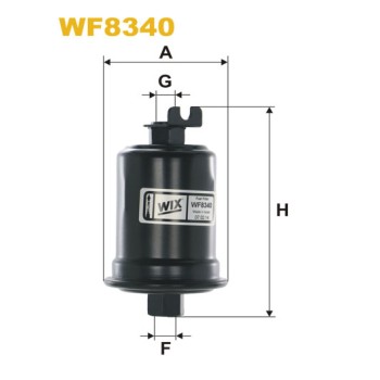 Filtre carburant WF8340