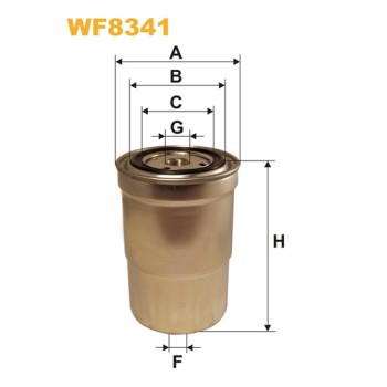 Filtre carburant WF8341