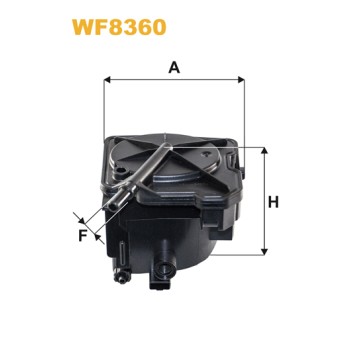 Filtre carburant WF8360
