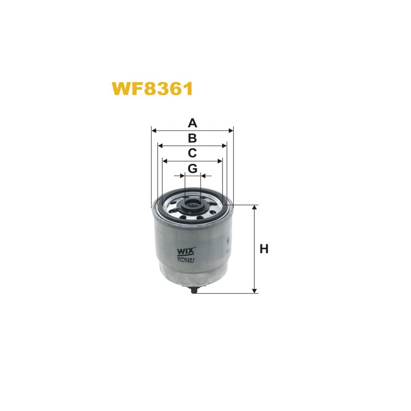 Filtre carburant WF8361