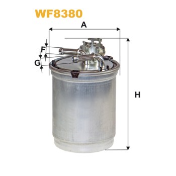 Filtre carburant WF8380