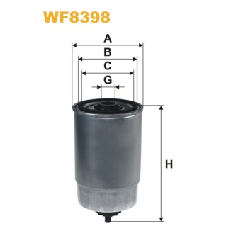 Filtre carburant WF8398
