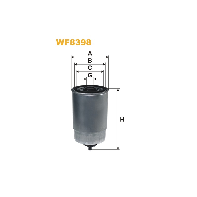 Filtre carburant WF8398