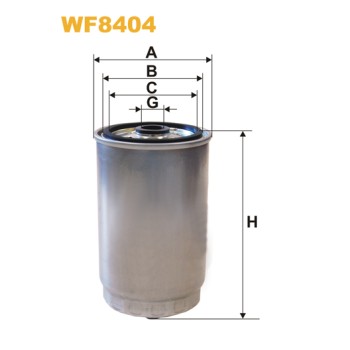 Filtre carburant WF8404
