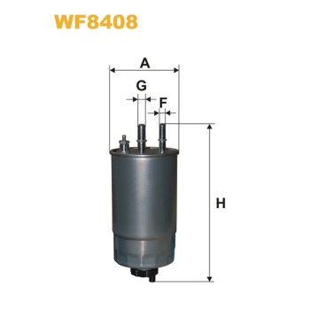 Filtre carburant WF8408