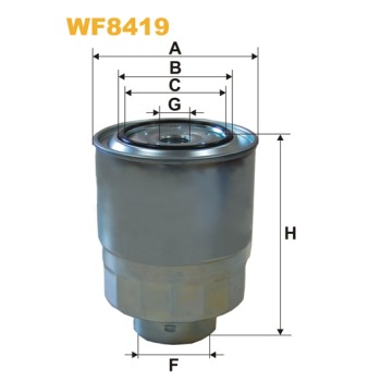 Filtre carburant WF8419