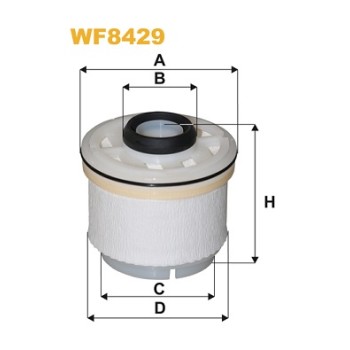 Filtre carburant WF8429
