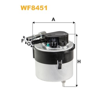 Filtre carburant WF8451