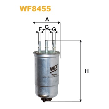 Filtre carburant WF8455
