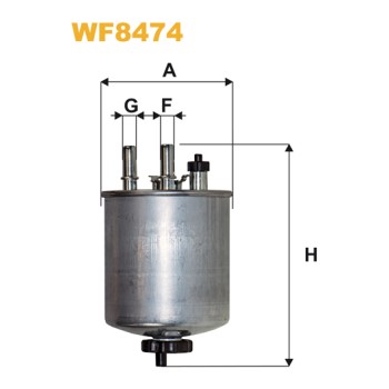Filtre carburant WF8474