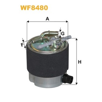 Filtre carburant WF8480