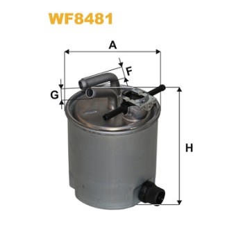 Filtre carburant WF8481