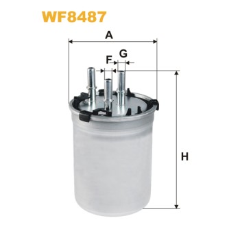 Filtre carburant WF8487