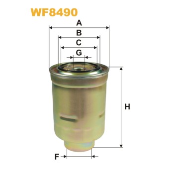 Filtre carburant WF8490