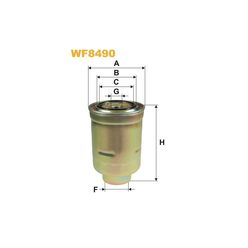 Filtre carburant WF8490