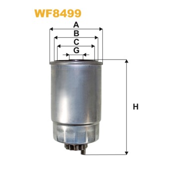 Filtre carburant WF8499