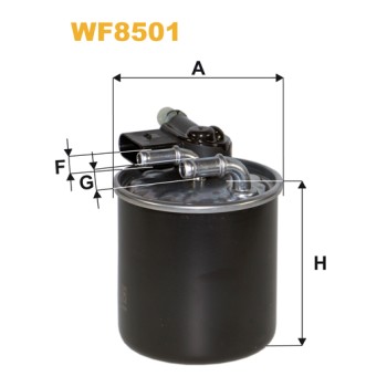 Filtre carburant WF8501