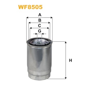 Filtre carburant WF8505