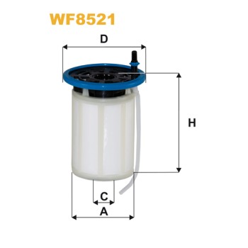 Filtre carburant WF8521