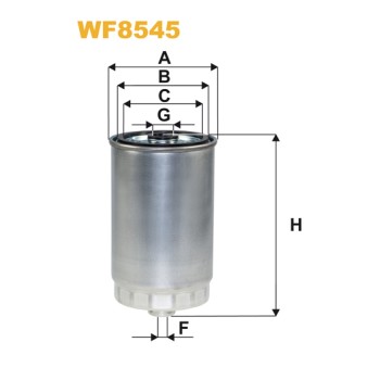 Filtre carburant WF8545