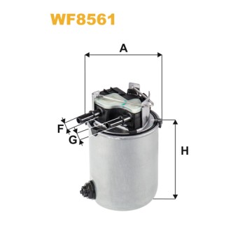 Filtre carburant WF8561