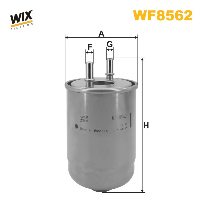 FILTRE CARBURANT WF8562