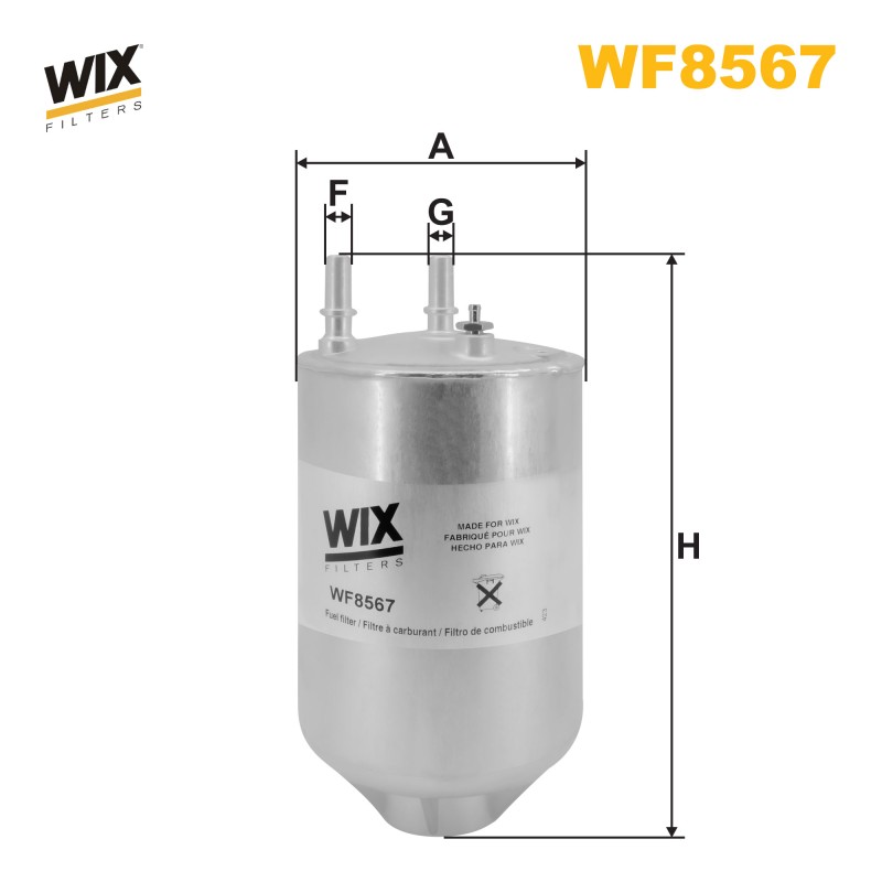 FILTRE CARBURANT WF8567