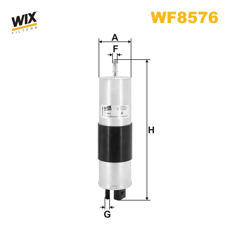 FILTRE CARBURANT WF8576